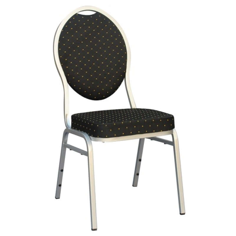 Spandex Chair Cover Madrid Style for Banquet Chairs Ivory - Stylish Stretch 180GSM Fitted Slipcover - NestOCart