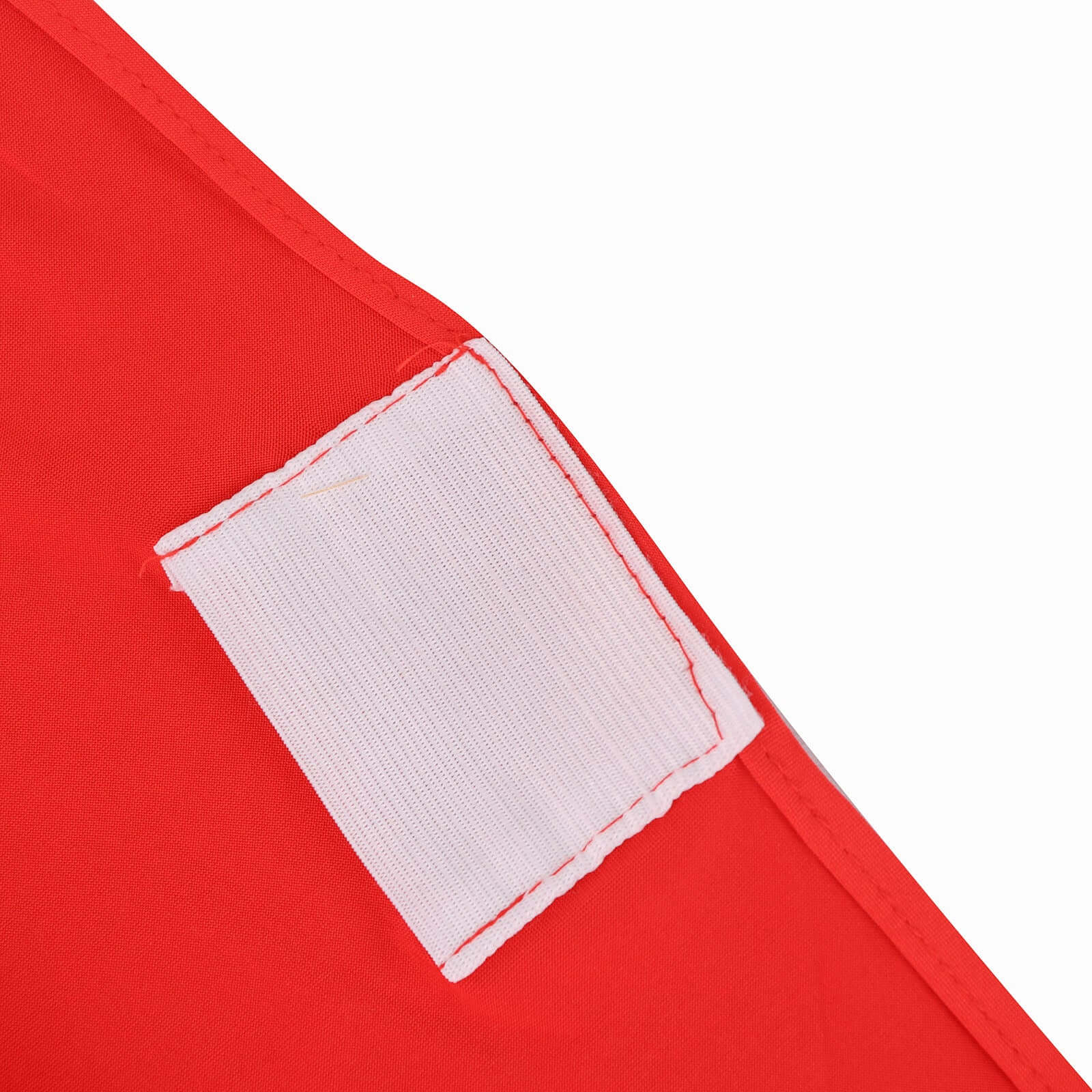 Spandex Chair Cover Red for Folding Chairs - Durable Stretch Fitted Slipcover with Satin Rosette Design - Bell Racket Store