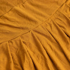 Spandex Chair Cover with Ruffle Pleated Skirt for Banquet Chairs Gold - 1 - Piece Stretch Fitted Slipcover - Bell Racket Store