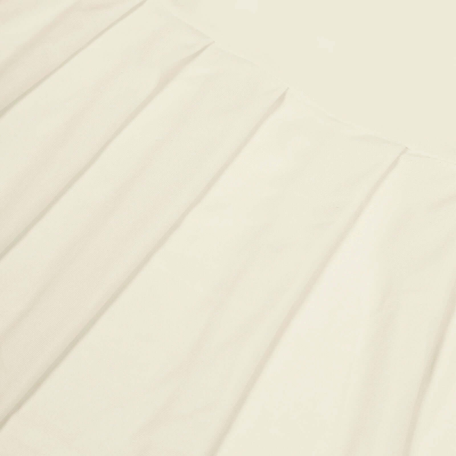 Spandex Chair Cover with Ruffle Pleated Skirt for Banquet Chairs Ivory - 1 - Piece Stretch Fitted Slipcover - Bell Racket Store