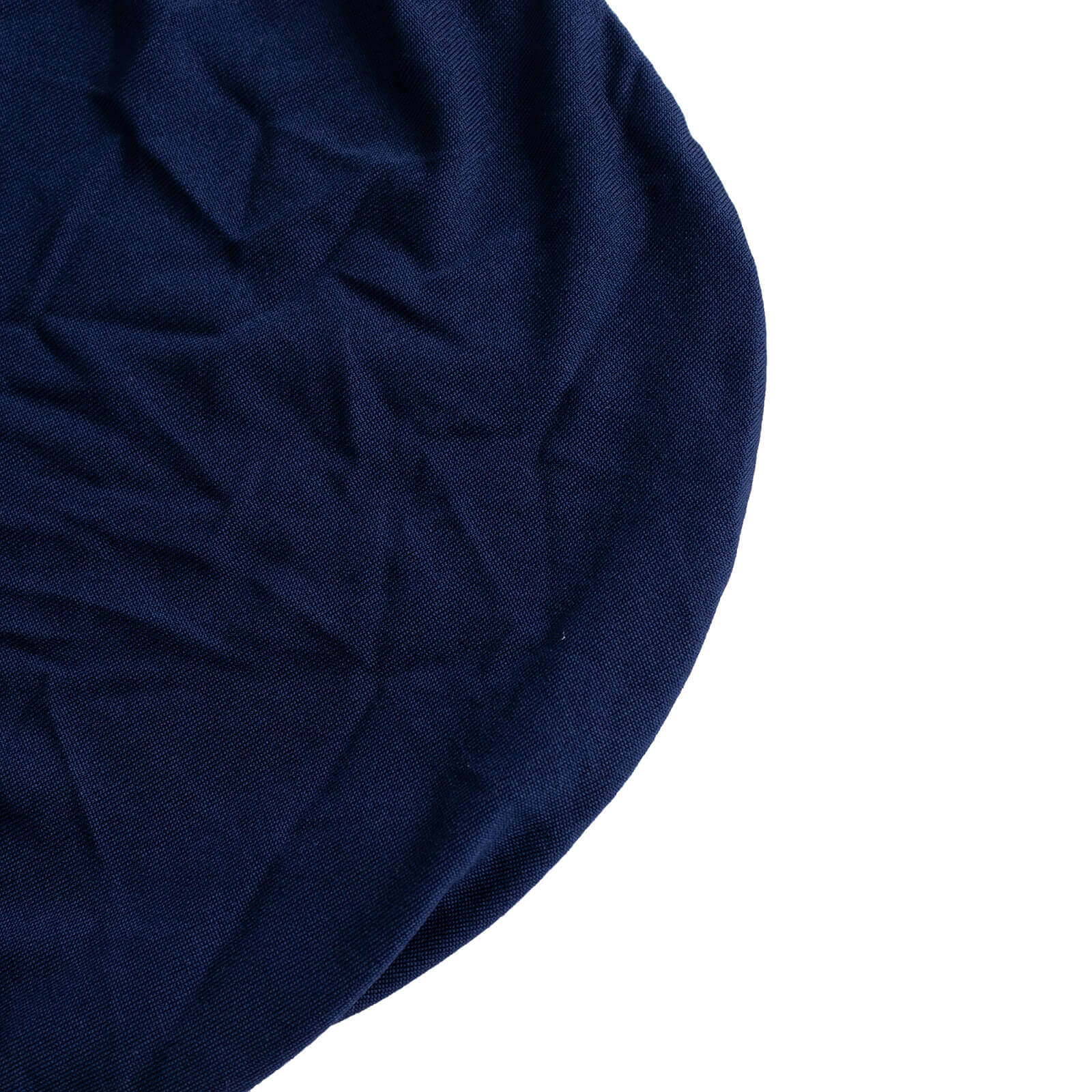 Spandex Chair Cover with Ruffle Pleated Skirt for Banquet Chairs Navy Blue - 1 - Piece Stretch Fitted Slipcover - Bell Racket Store