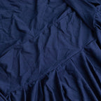 Spandex Chair Cover with Ruffle Pleated Skirt for Banquet Chairs Navy Blue - 1 - Piece Stretch Fitted Slipcover - Bell Racket Store