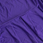 Spandex Chair Cover with Ruffle Pleated Skirt for Banquet Chairs Purple - 1 - Piece Stretch Fitted Slipcover - Bell Racket Store