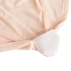 Spandex Chair Cover with Silver Rhinestone Buckled Sash Band Blush - Stretch Fitted Slipcover - Bell Racket Store