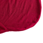 Spandex Chair Cover with Silver Rhinestone Buckled Sash Band Burgundy - Stretch Fitted Slipcover - Bell Racket Store