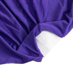 Spandex Chair Cover with Silver Rhinestone Buckled Sash Band Purple - Stretch Fitted Slipcover - Bell Racket Store