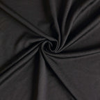 Spandex Rectangle 72"x30" Table Skirt Black with Wavy Skirt - Like Effect Table Cover - Bell Racket Store
