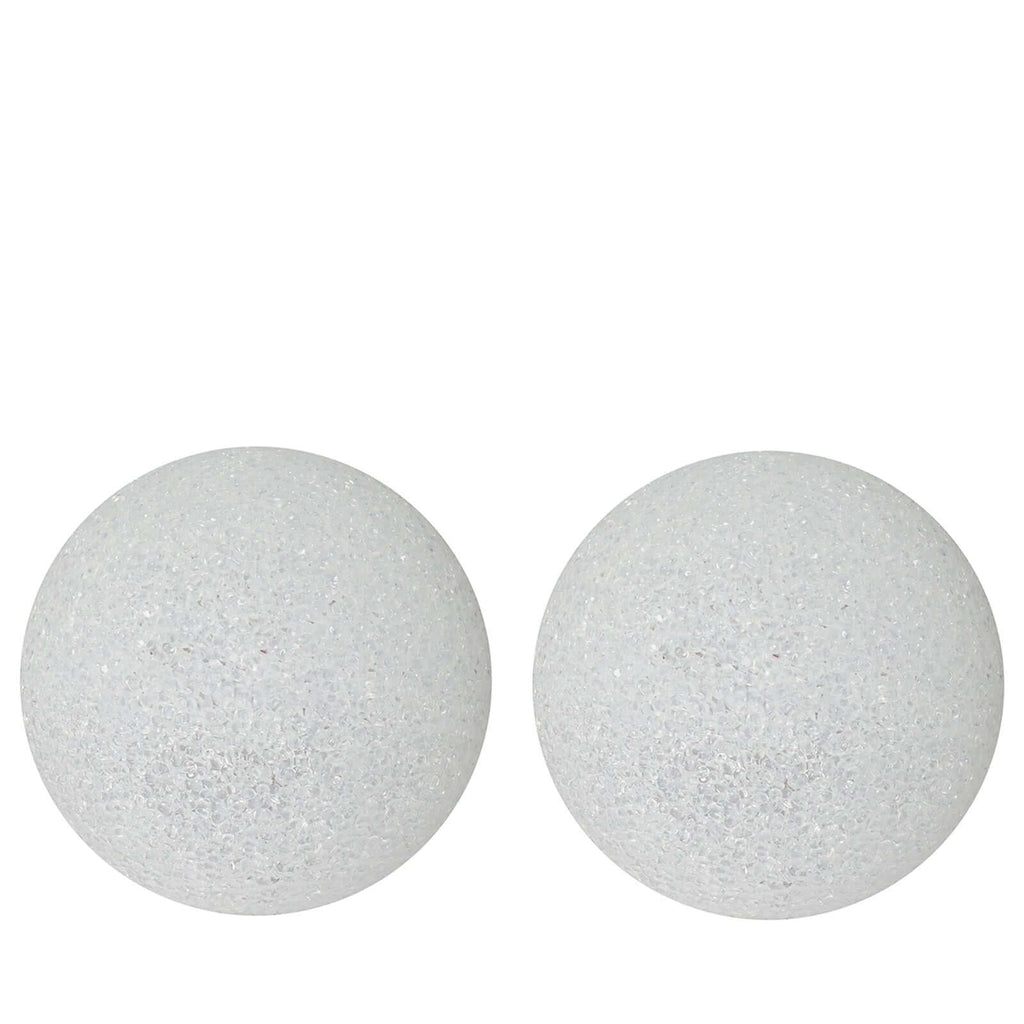2-Pack LED Light Globes Color Changing - Battery Operated Ball Centerpieces 6"
