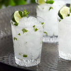 25-Pack Plastic Tumbler Cups Clear - Stylish Disposable Party Glasses 10oz