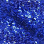 54"x4 Yards Royal Blue Sequin Fabric Bolt, Sparkly DIY Craft Fabric Roll