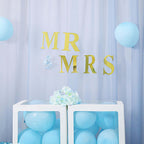 4-Pack Stickers Banner Custom Alphabet "W" Design Gold - Text Stick-On Decorative Letters 5"