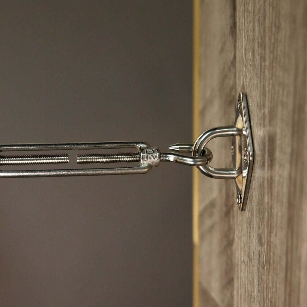 Triangle Stainless Steel Sun Shade Sail Installation Hardware Kit