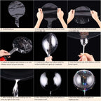 24" Clear Fully Transparent Durable PVC Helium or Air Bubble Balloon