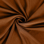 Stretch Spandex 6ft Rectangle Tablecloth Cinnamon Brown - Durable Form - Fitting Table Cover - Bell Racket Store