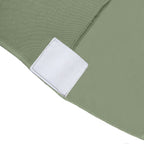 Stretch Spandex 6ft Rectangle Tablecloth Dusty Sage Green - Durable Form - Fitting Table Cover - Bell Racket Store