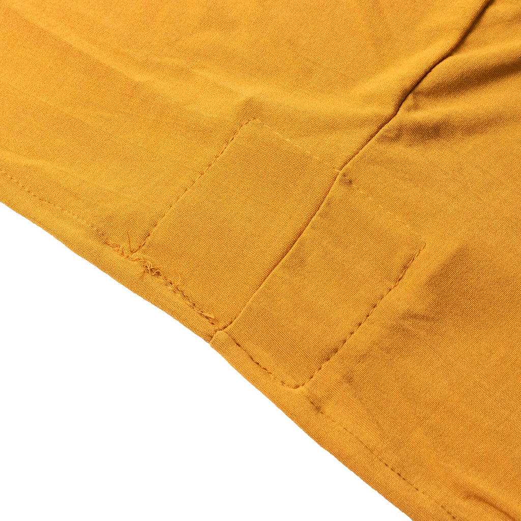 Stretch Spandex 6ft Round Tablecloth Gold - Durable Form - Fitting Table Cover for Events & Presentations - Bell Racket Store