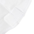 Stretch Spandex 72"x30" Rectangle Table Cover Black/White Cross Over Design - Versatile & Sleek Two - Piece Fitted Tablecloth with Elastic Foot Pockets - Bell Racket Store