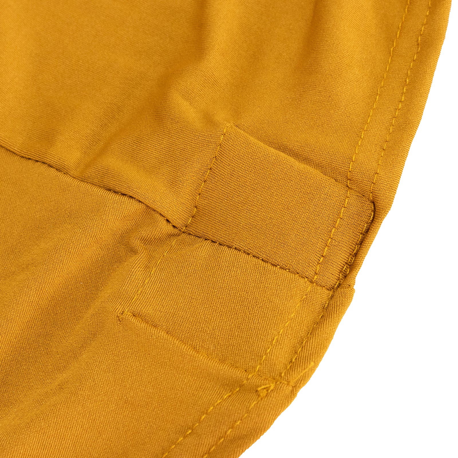 Stretch Spandex 72"x30" Rectangle Table Cover Navy Blue/Gold Cross Over Design - Two - Piece Fitted Tablecloth with Elastic Foot Pockets - Bell Racket Store