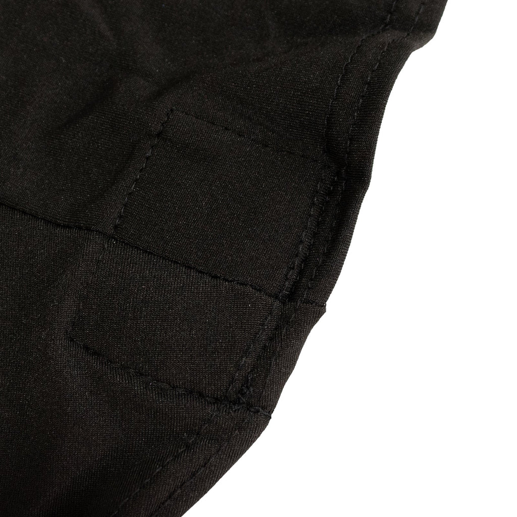 Stretch Spandex 72"x30" Rectangle Table Cover Red/Black Cross Over Design - Two - Piece Fitted Tablecloth with Elastic Foot Pockets - Bell Racket Store