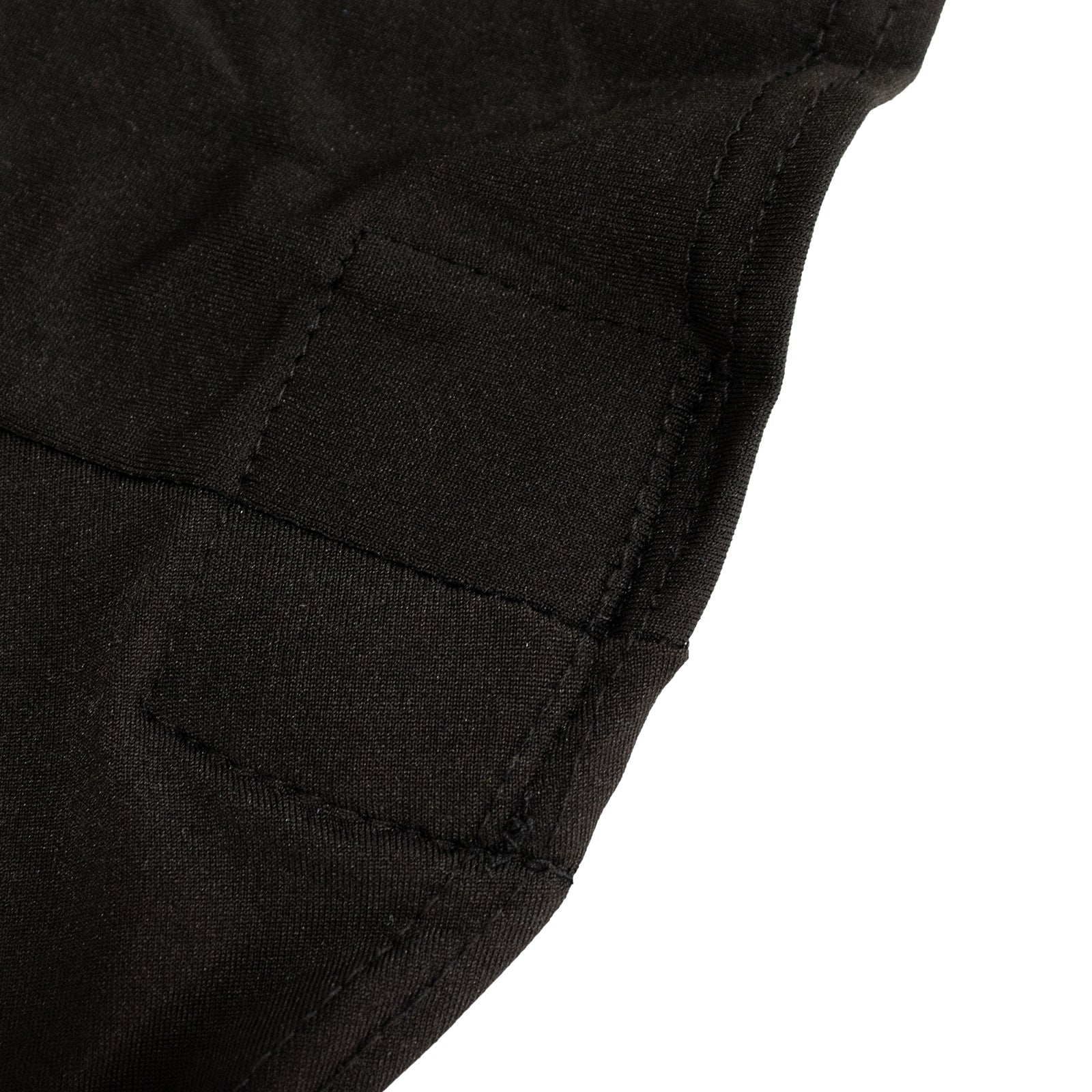 Stretch Spandex 72"x30" Rectangle Table Cover Red/Black Cross Over Design - Two - Piece Fitted Tablecloth with Elastic Foot Pockets - Bell Racket Store