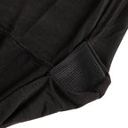 Stretch Spandex Chair Cover Black for Folding Chairs - Enhanced Style & Secure Fit Slipcover with Stunning Silver Rhinestone Buckled Sash Band - Bell Racket Store