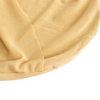 Stretch Spandex Chair Cover Champagne for Folding Chairs - Secure Fit Slipcover with Silver Rhinestone Buckled Sash Band - Bell Racket Store