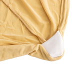 Stretch Spandex Chair Cover Champagne for Folding Chairs - Secure Fit Slipcover with Silver Rhinestone Buckled Sash Band - Bell Racket Store