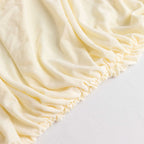 Stretch Spandex Chair Cover Rouge for Banquet Chairs Ivory - Fitted Slip - On Slipcover - Bell Racket Store