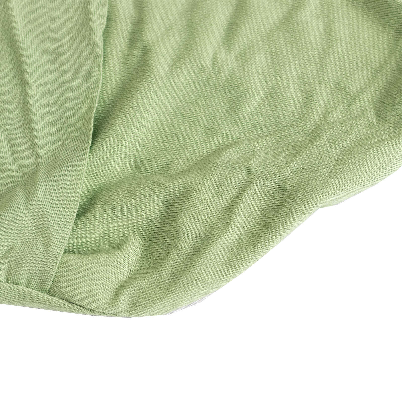 Stretch Spandex Chair Cover Sage Green for Folding Chairs - Secure Fit Slipcover with Silver Rhinestone Buckled Sash Band - Bell Racket Store