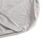 Stretch Spandex Chair Cover Silver for Folding Chairs - Secure Fit Slipcover with Silver Rhinestone Buckled Sash Band - Bell Racket Store