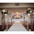 Set of 5 Clear Acrylic Display Boxes, Transparent Pedestal Risers with Interchangeable Lid and Base - 12",16",24",32",40"