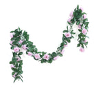 6ft Pink Artificial Silk Rose Garland UV Protected Flower Chain
