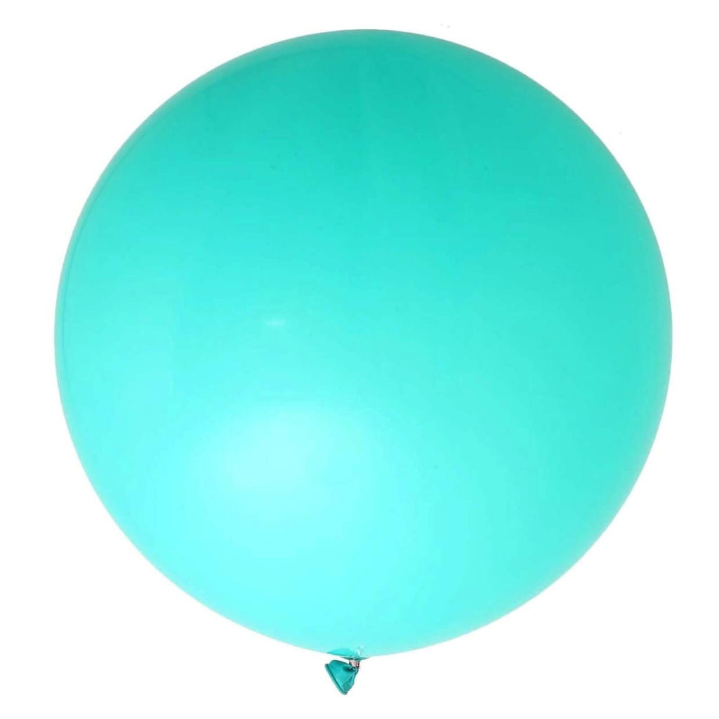 2 Pack 32" Large Balloons Helium or Air Latex Balloons Turquoise