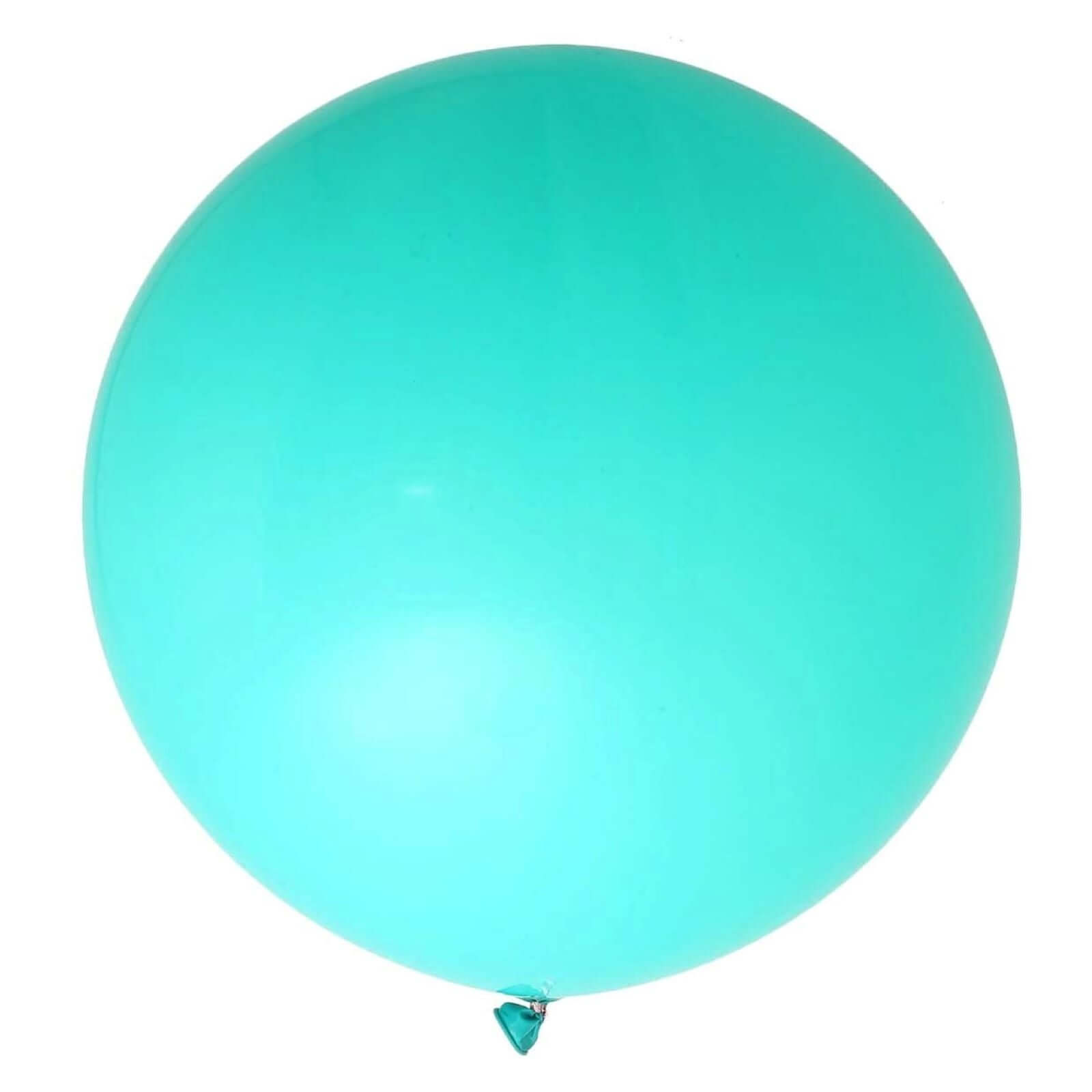 2 Pack 32" Large Balloons Helium or Air Latex Balloons Turquoise