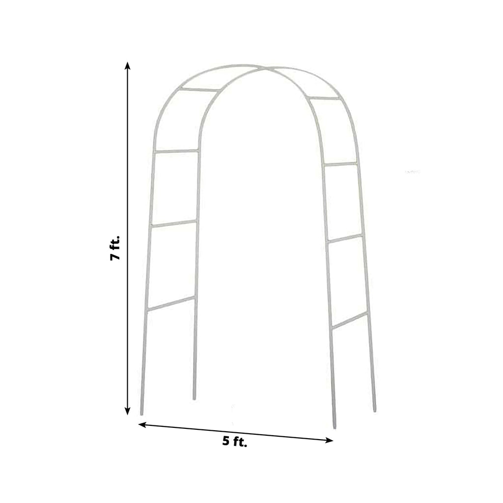 7ft Metal Wedding Arch, Flower Frame Arbor Backdrop Stand