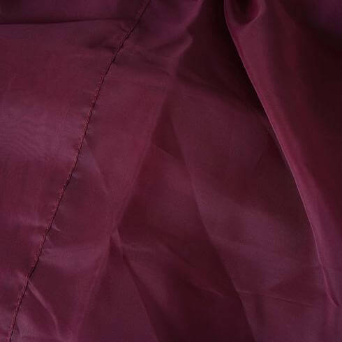 2 Pack Burgundy Sheer Chiffon Event Curtain Drapes, Durable Flame Resistant Organza Backdrop Event Panels With Rod Pockets - 10ftx10ft