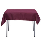Polyester Square 54"x54" Tablecloth Burgundy - Wrinkle-Resistant & Durable Table Cover