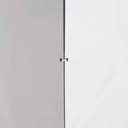 40" Floor Standing Silver Mirror Finish Acrylic Display Box, Pedestal Riser with Interchangeable Lid and Base