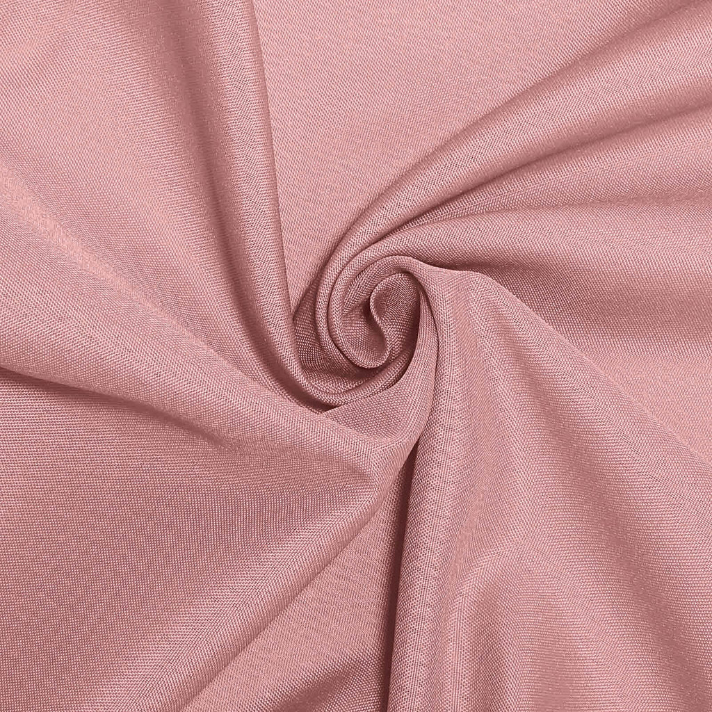 Polyester Square 90"x90" Tablecloth Dusty Rose - Wrinkle-Resistant & Durable Table Cover