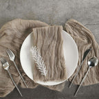 5 Pack Gauze Cheesecloth 24"x19" Napkins Natural Reusable Dinner Napkins