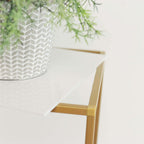 2-Pack Acrylic Plexiglass Sheets Top Plates White Square - Protective Film Coating 11" 3mm Thick