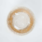 Glass Bud Vase Gold Foiled Crackle Bubble Bowl - Classy Floral Centerpiece for Weddings 4"