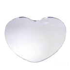 6-Pack Hanging Wall Decor Heart Glass Mirror Table Centerpiece - Reflective Decorative Display 10"