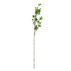 3 Pack 43" Artificial Green Petal Branches Leaf Spray, Faux Leaf Branches