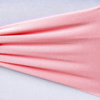 5 Pack Stretch Spandex Chair Sashes Pink - Fitted Finish Two Ply Heavy Duty Chair Bands 5"x12"