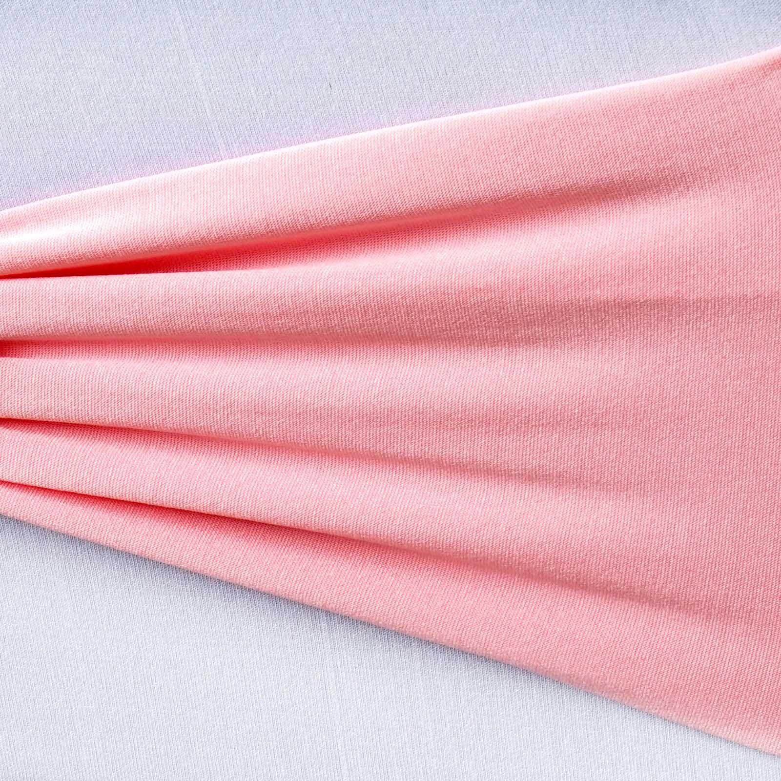 5 Pack Stretch Spandex Chair Sashes Pink - Fitted Finish Two Ply Heavy Duty Chair Bands 5"x12"