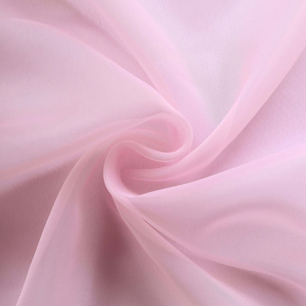 Chiffon 6ft Table Runner Pink - Flowy & Lightweight Table Decor