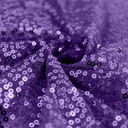 Sequin 120" Round Tablecloth Purple - Seamless Glittering Table Cover