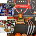 Satin 12"x108" Table Runner Red/White Stripe - Classic Striped Design