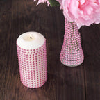 21â€x11â€ Blush Self Adhesive Rhinestone Diamond Sticker Wrap Sheets, DIY Craft Gem Stickers